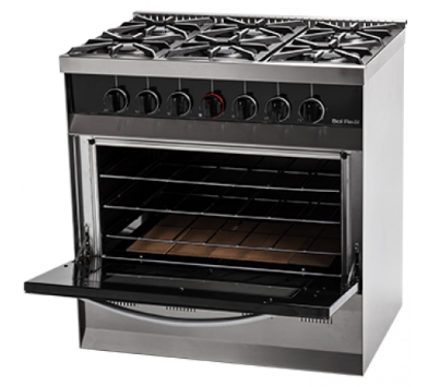 COCINA 6 HORNALLAS SOL REAL – Puerta de Vidrio – Paez Refrigeración